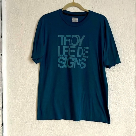 Troy Lee designs, men’s blue T-shirt, size large - Picture 1 of 6